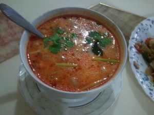 Tom Yam Koong soup
